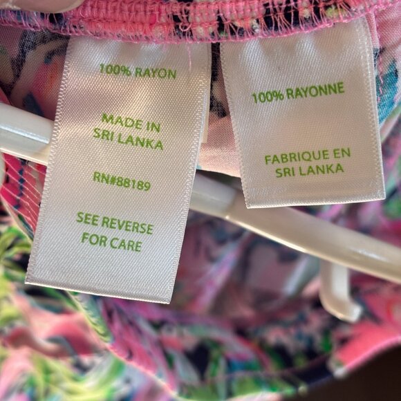 Pre-worn MINT Lilly Pulitzer Women's Size Small Floral Pattern Beach Shorts - Picture 11 of 11